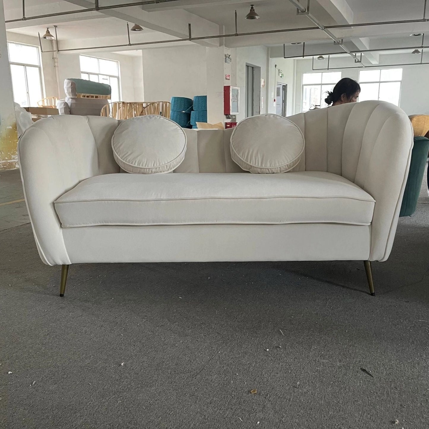 Modern Contemporary Sofa Set 3 Seater And 2 Single Seat Side Chairs