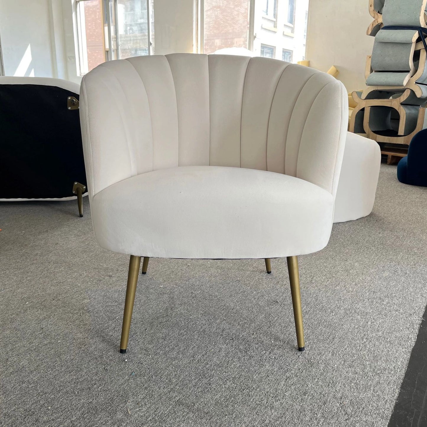 Modern Contemporary Sofa Set 3 Seater And 2 Single Seat Side Chairs