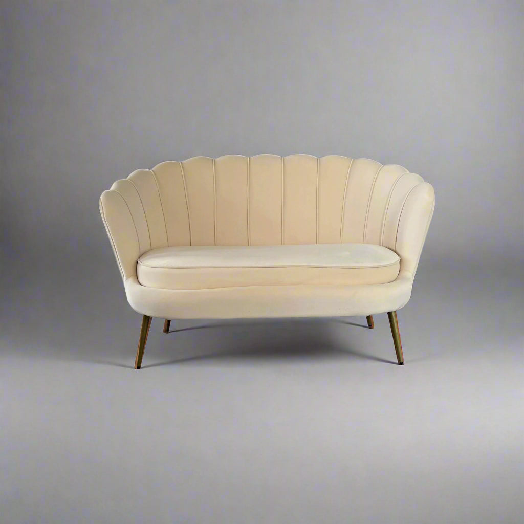 Shell Contemporary Sofa Set 2 Seater And 2 Single Seat Side Chairs