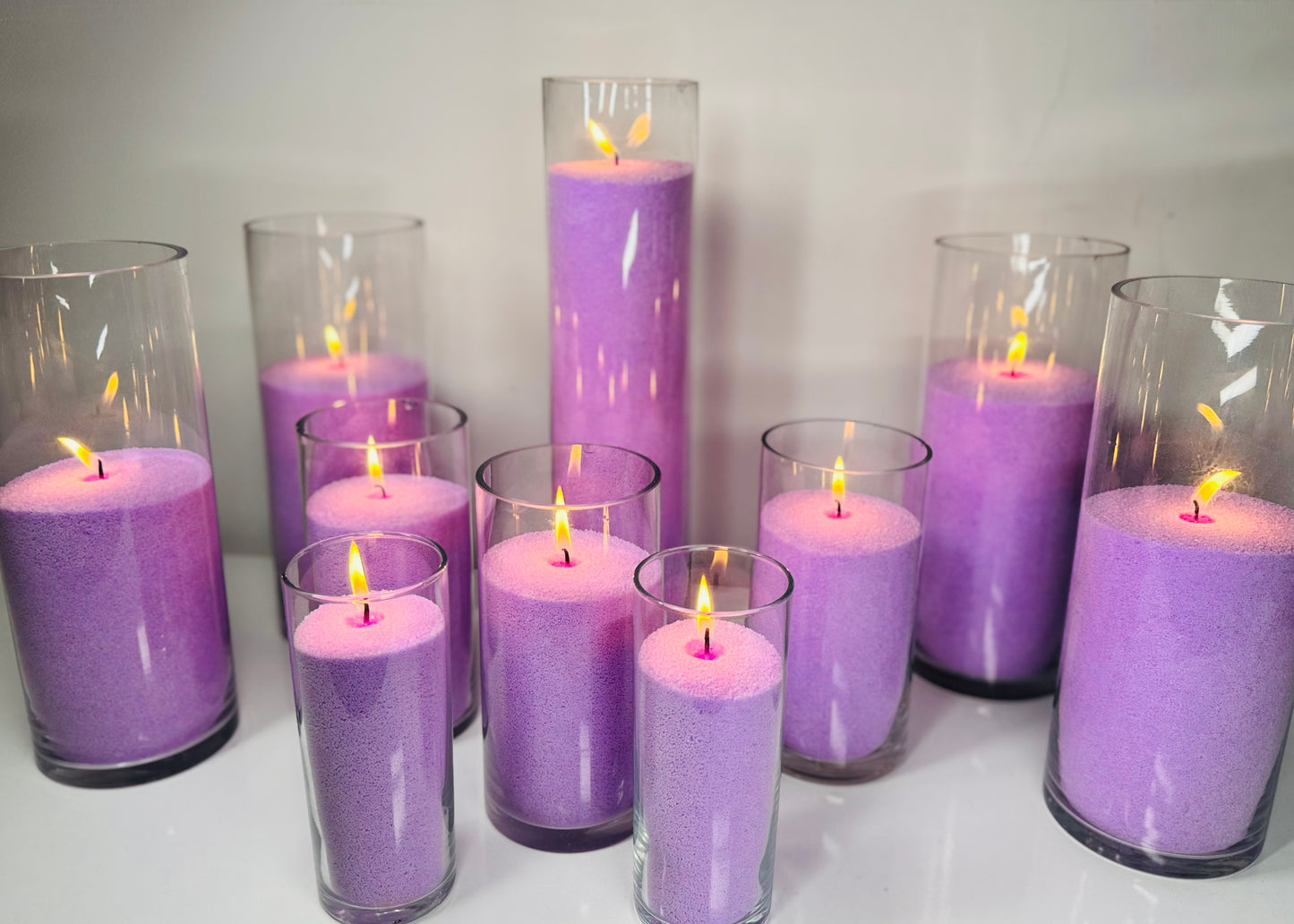Purple Candle Wax With Wicks 1kg 5kg 10kg 20kg