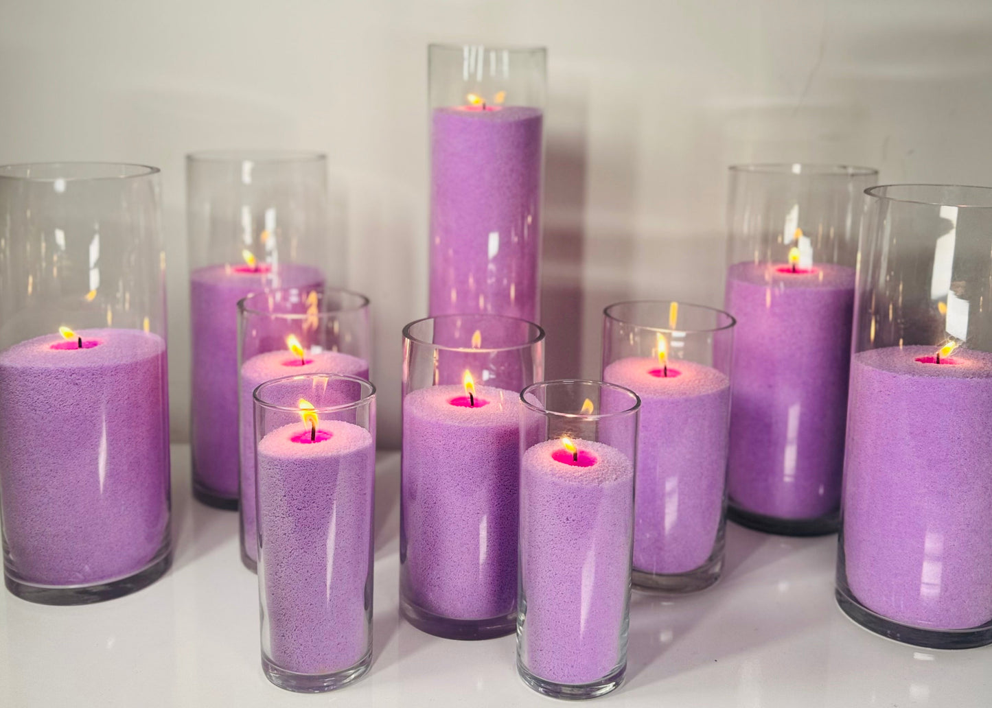 Purple Candle Wax With Wicks 1kg 5kg 10kg 20kg