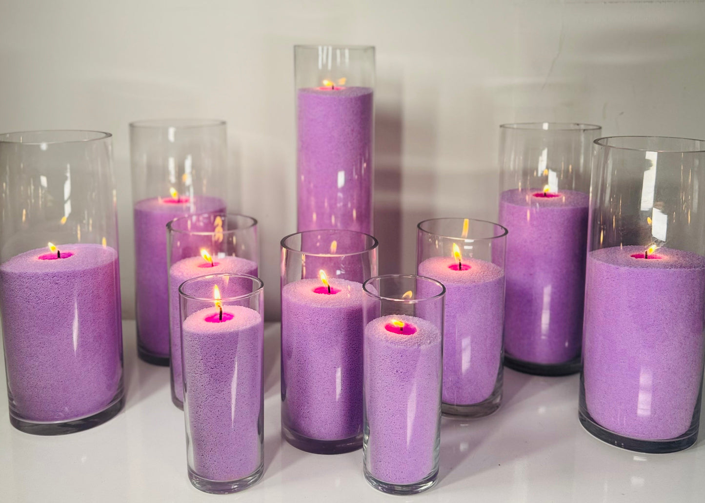 Purple Candle Wax With Wicks 1kg 5kg 10kg 20kg