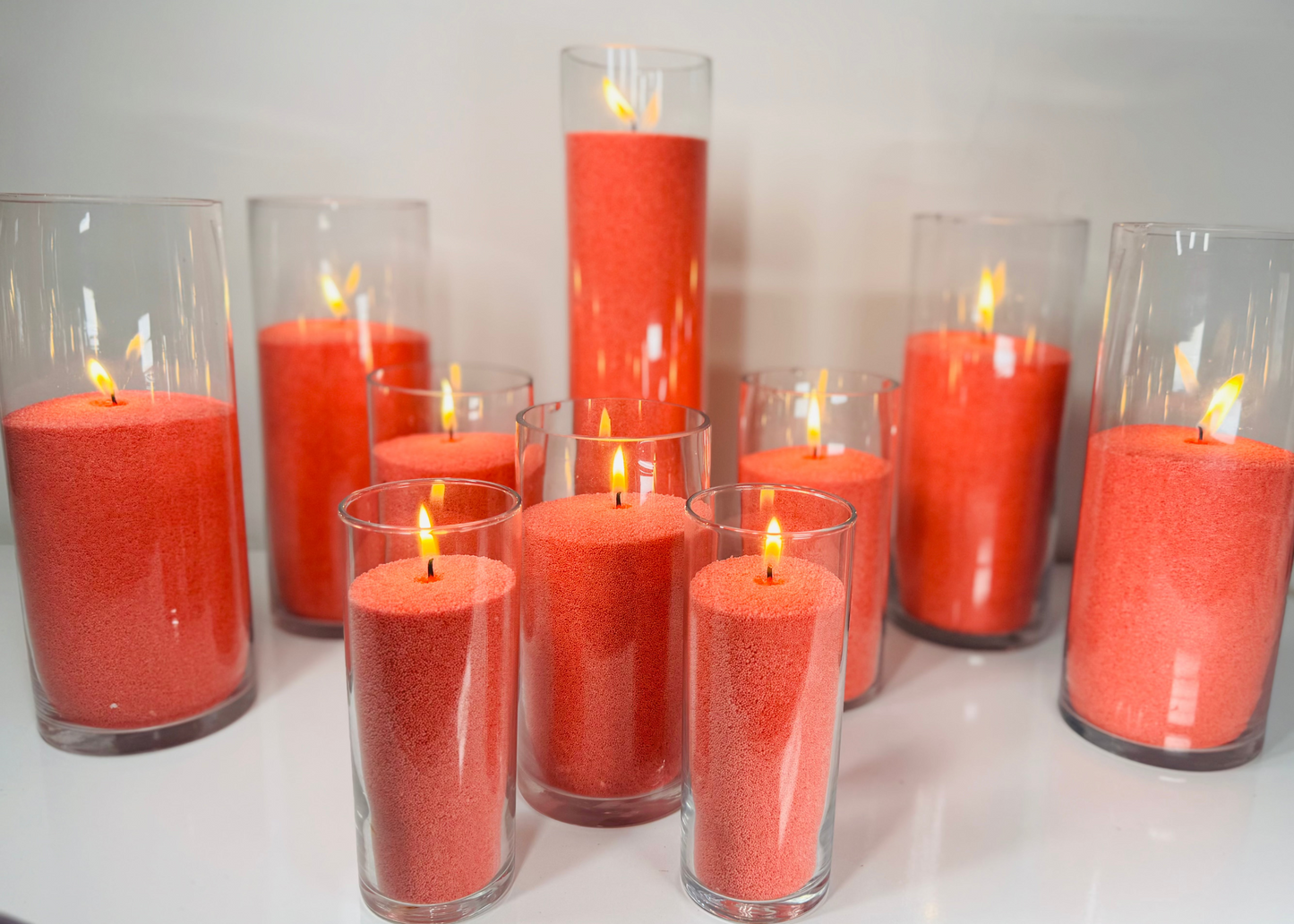 Red Candle Wax With Wicks 1kg 5kg 10kg 20kg