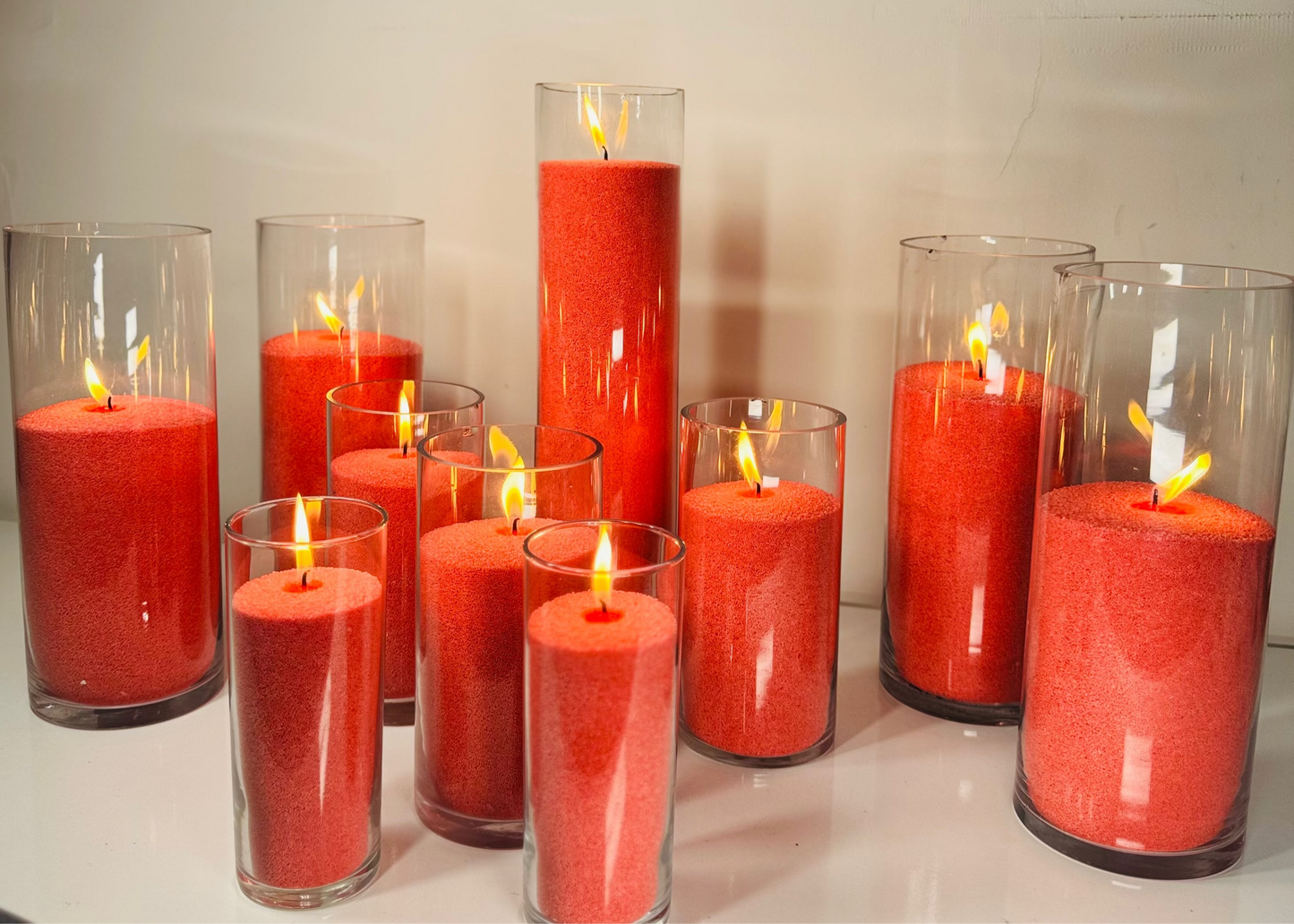 Red Candle Wax With Wicks 1kg 5kg 10kg 20kg