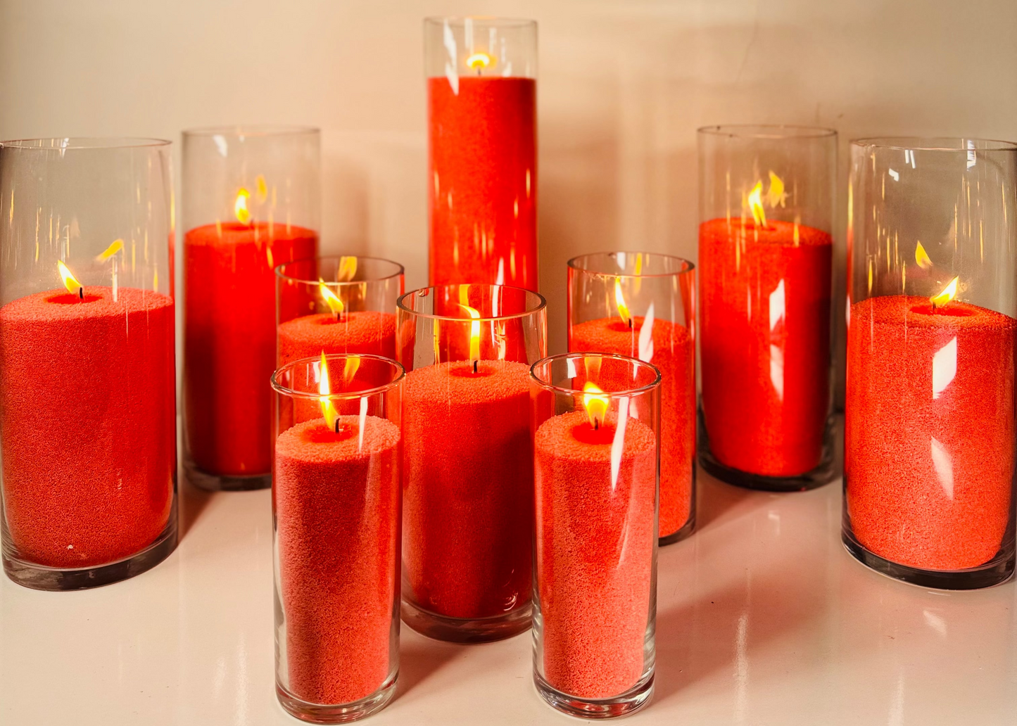 Red Candle Wax With Wicks 1kg 5kg 10kg 20kg