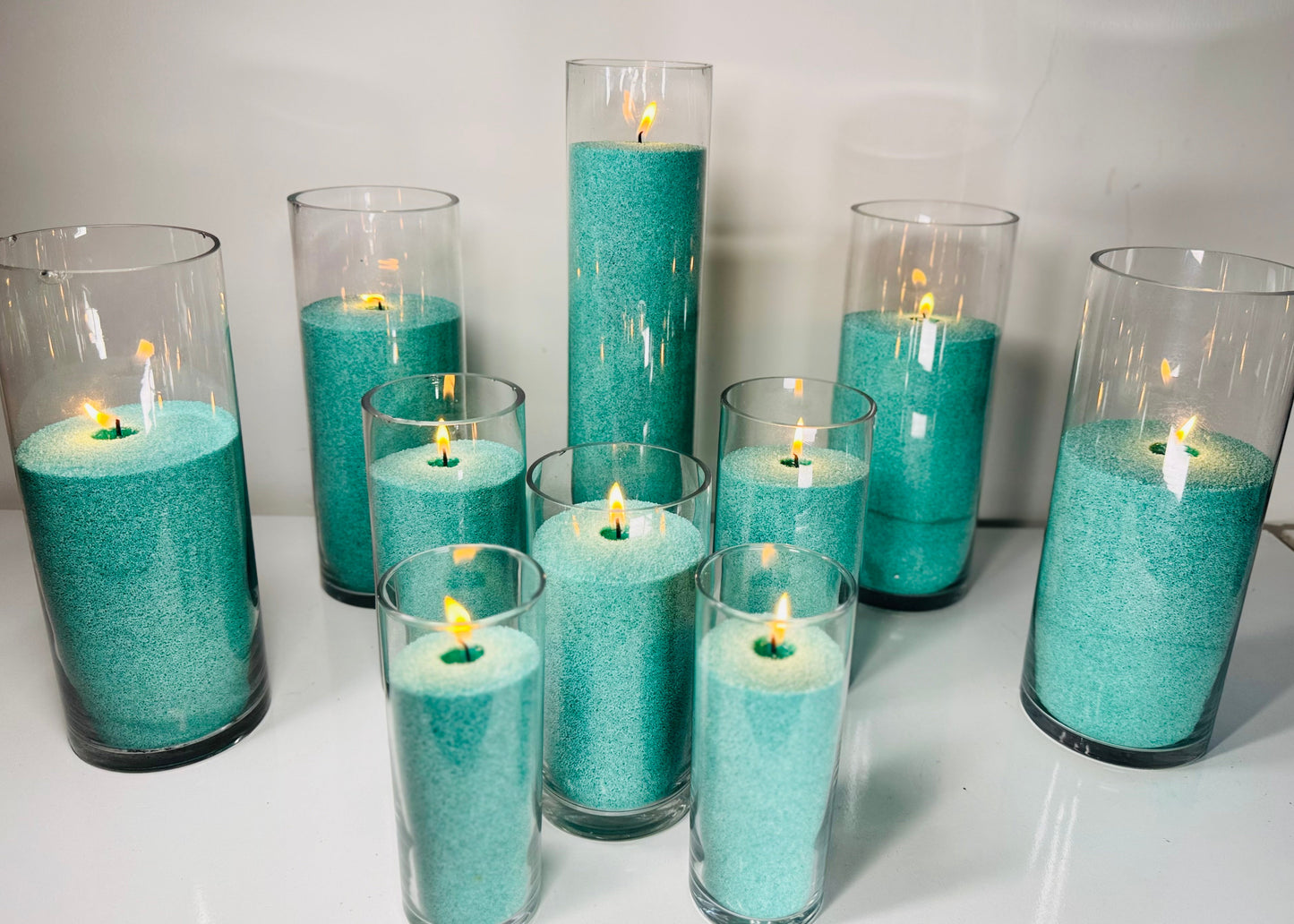 Teal Green Candle Wax With Wicks 1kg 5kg 10kg 20kg