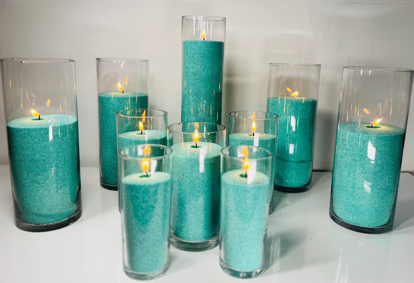 Teal Green Candle Wax With Wicks 1kg 5kg 10kg 20kg