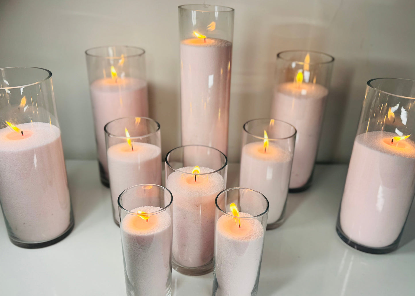 Pink Candle Wax With Wicks 1kg 5kg 10kg 20kg