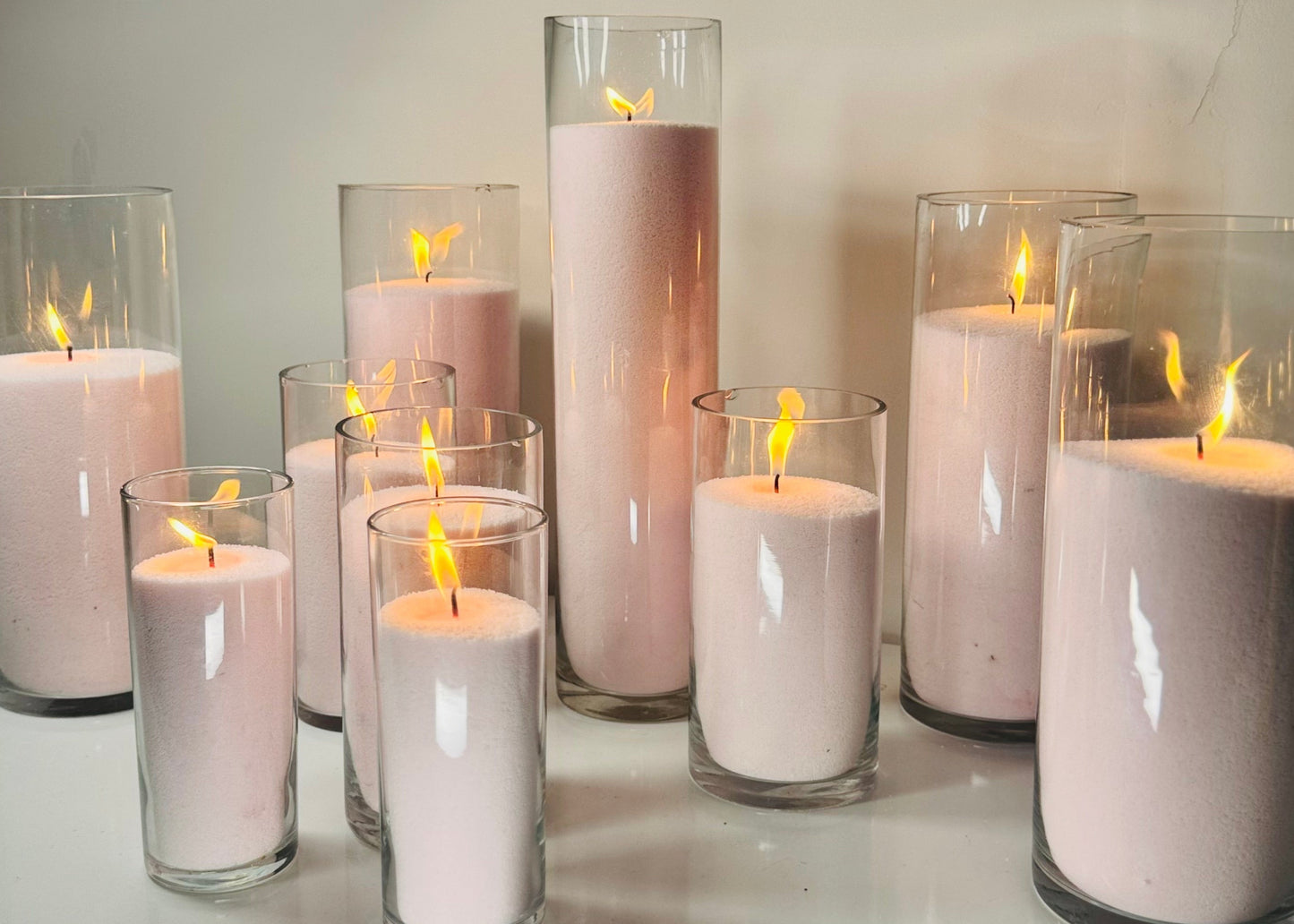 Pink Candle Wax With Wicks 1kg 5kg 10kg 20kg
