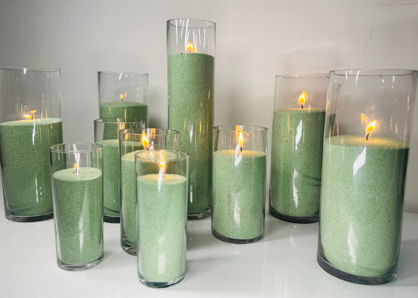 Basil Green Candle Wax With Wicks 1kg 5kg 10kg 20kg