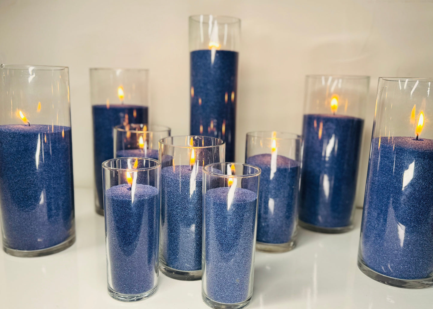 Dark Blue Candle Wax With Wicks 1kg 5kg 10kg 20kg