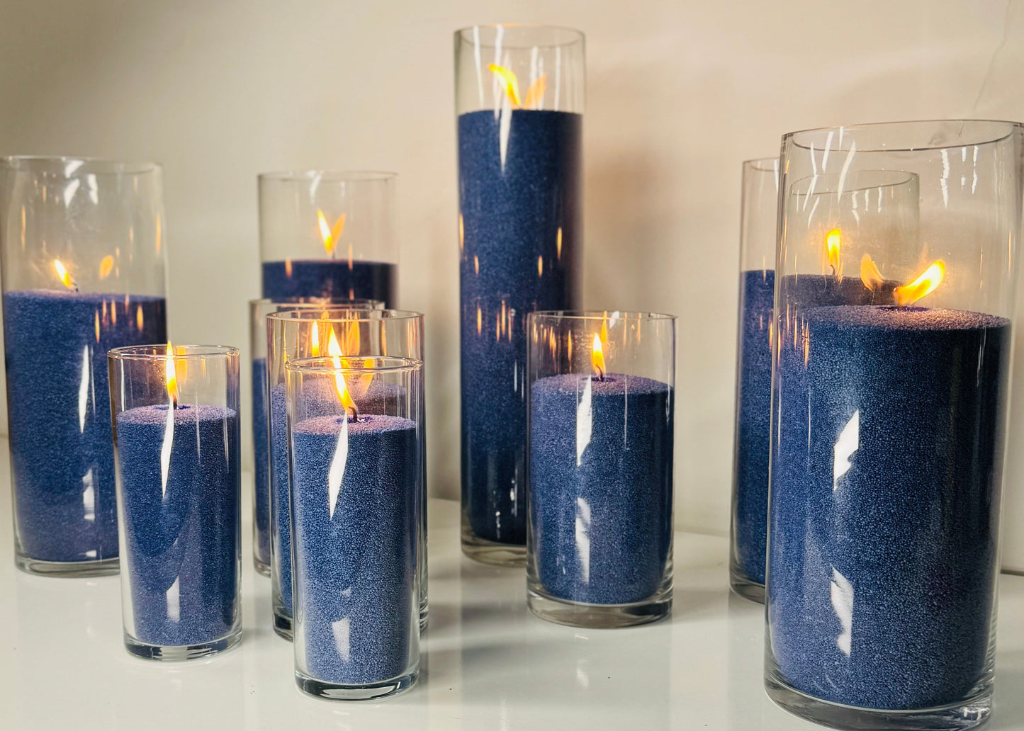 Dark Blue Candle Wax With Wicks 1kg 5kg 10kg 20kg