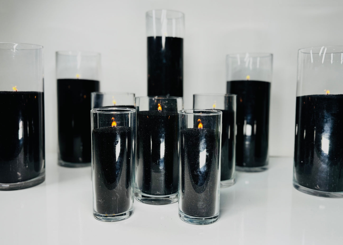 Black Candle Wax With Wicks 1kg 5kg 10kg 20kg