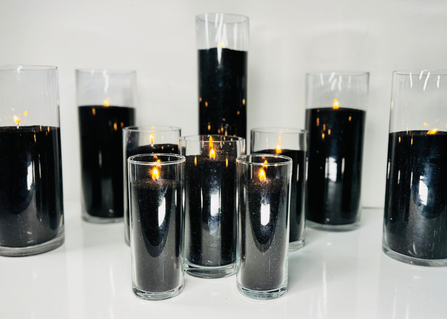 Black Candle Wax With Wicks 1kg 5kg 10kg 20kg