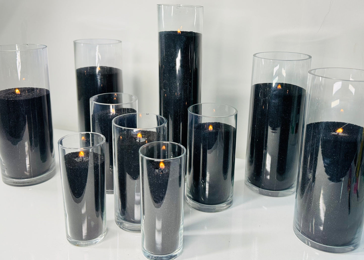 Black Candle Wax With Wicks 1kg 5kg 10kg 20kg