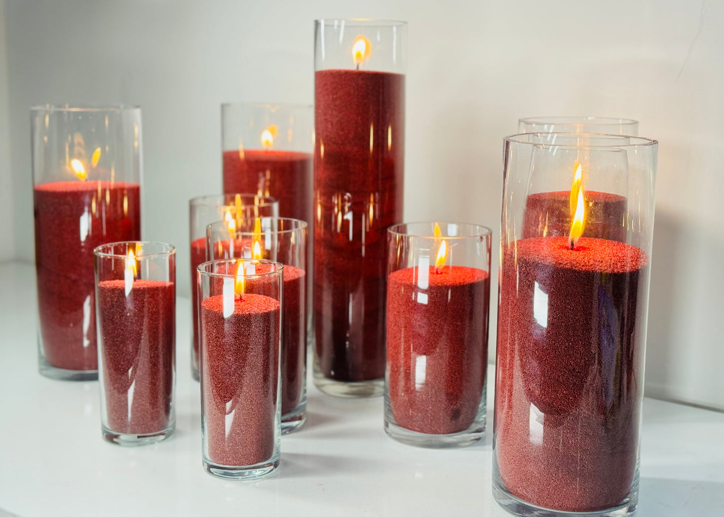 Maroon Candle Wax With Wicks 1kg 5kg 10kg 20kg