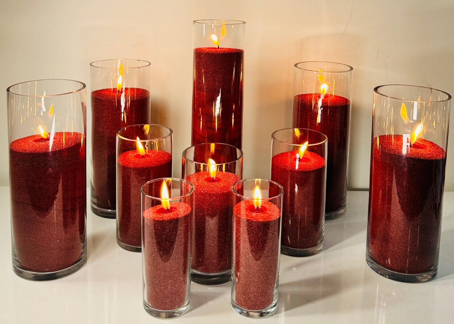 Maroon Candle Wax With Wicks 1kg 5kg 10kg 20kg