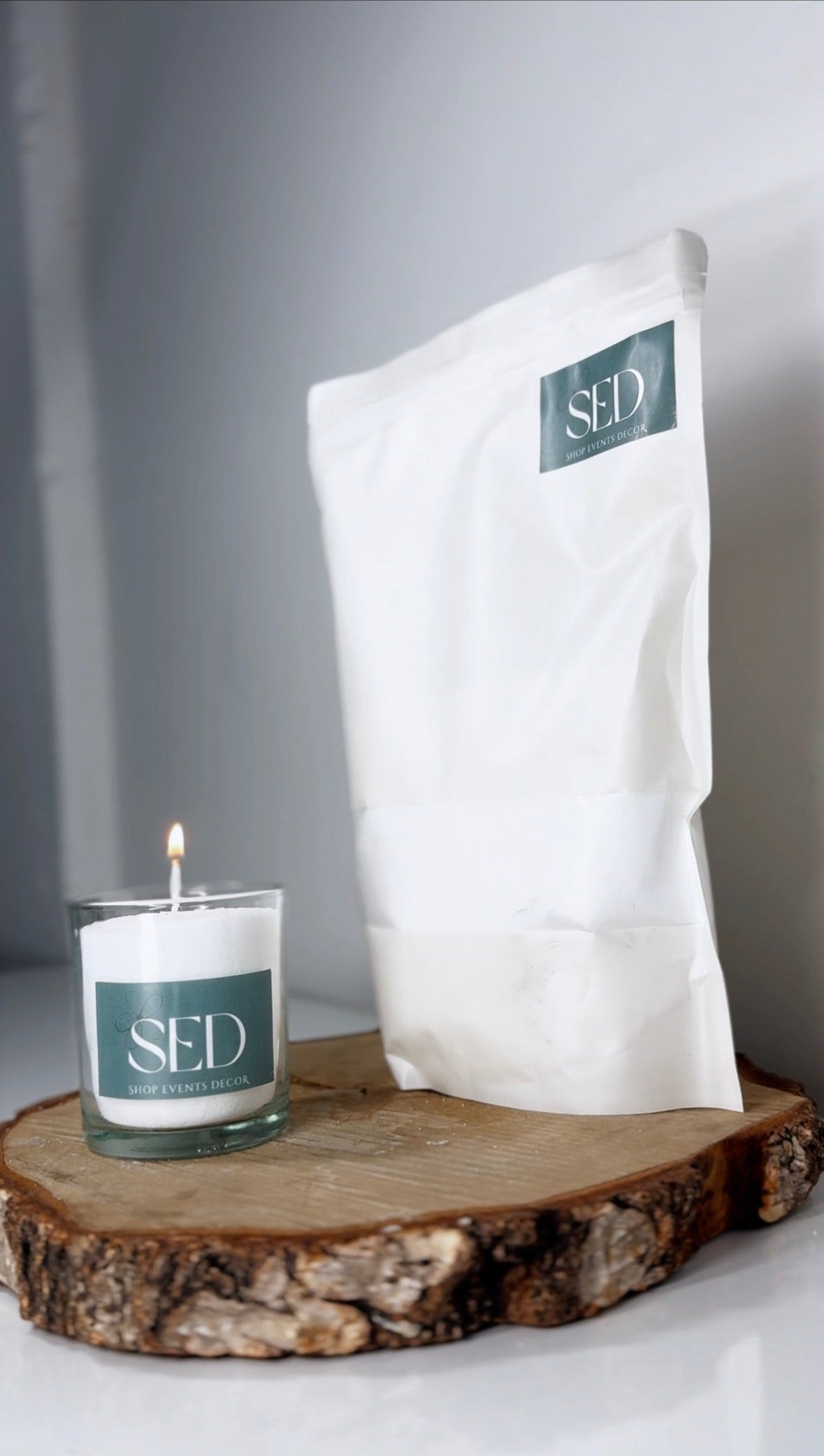 White Candle Wax With Wicks 1kg 5kg 10kg 20kg