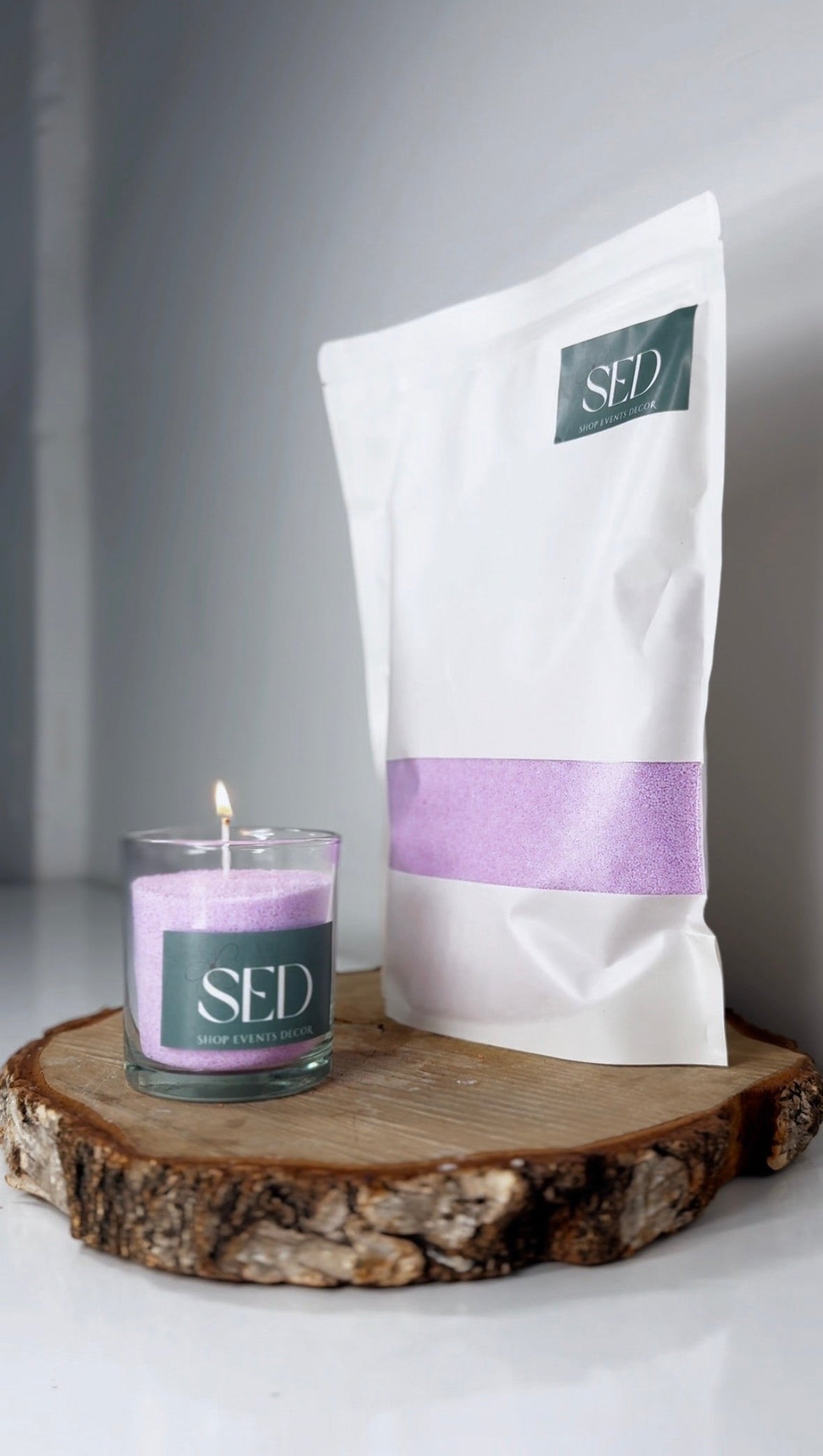 Purple Candle Wax With Wicks 1kg 5kg 10kg 20kg