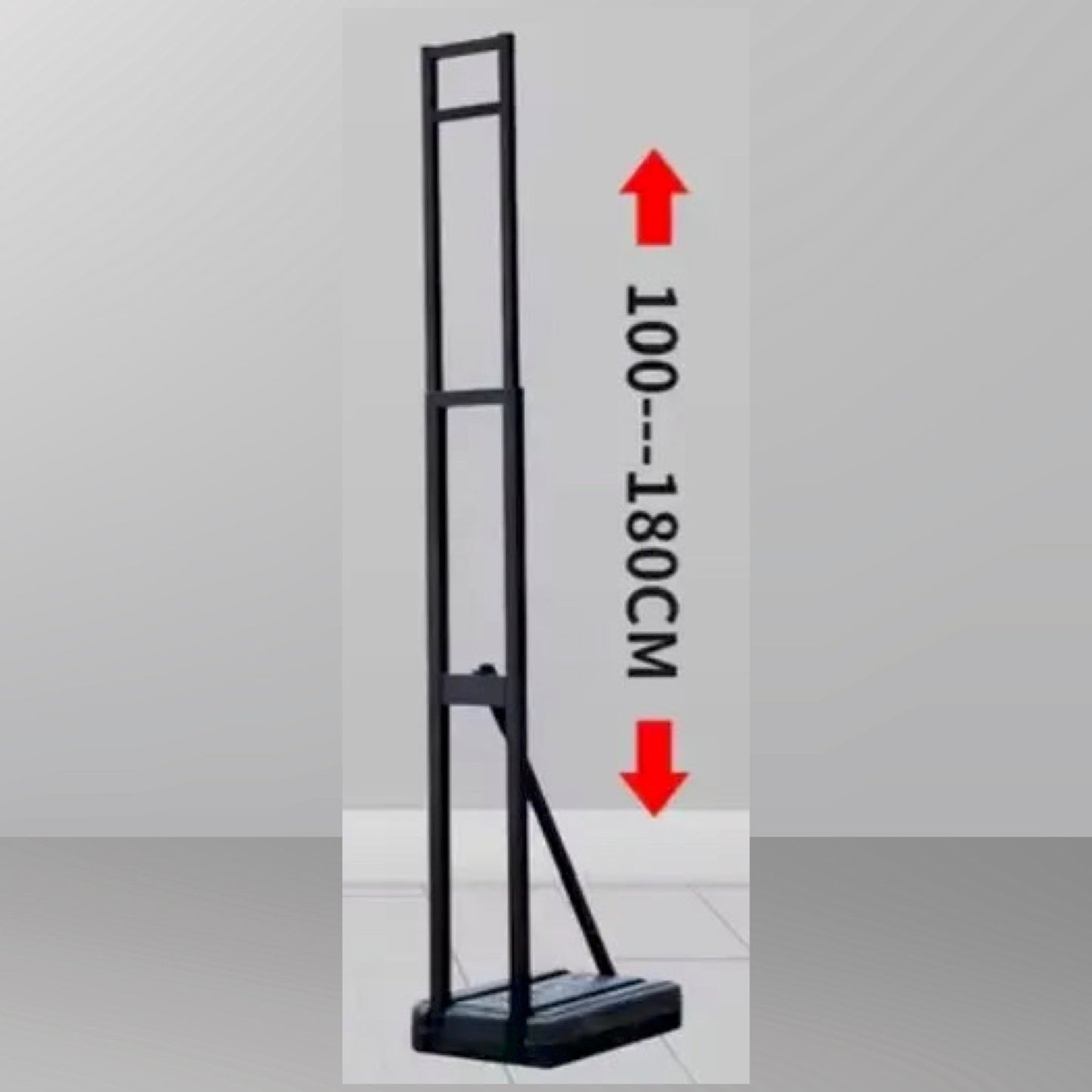 Heavy-Duty Adjustable Poster Stand with Water-Filled Base