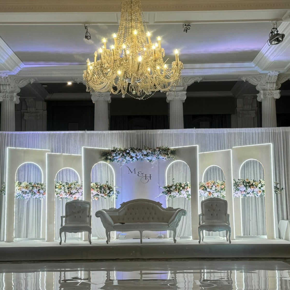 Wedding Stage Royal Arches