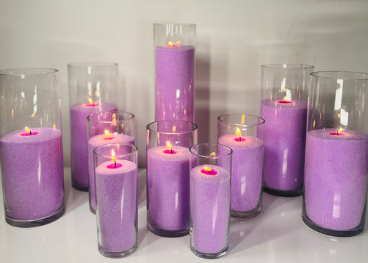 Purple Candle Wax With Wicks 1kg 5kg 10kg 20kg