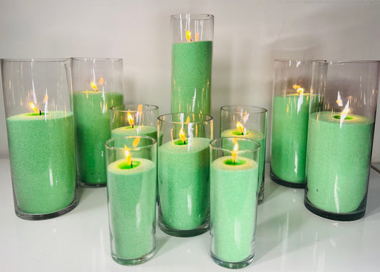 Light Green Candle Wax With Wicks 1kg 5kg 10kg 20kg