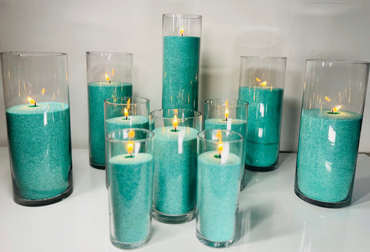 Teal Green Candle Wax With Wicks 1kg 5kg 10kg 20kg