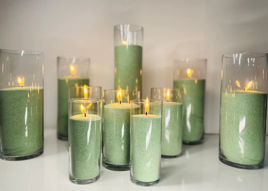 Basil Green Candle Wax With Wicks 1kg 5kg 10kg 20kg