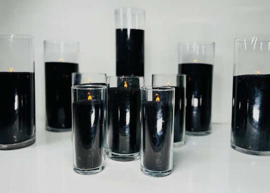 Black Candle Wax With Wicks 1kg 5kg 10kg 20kg